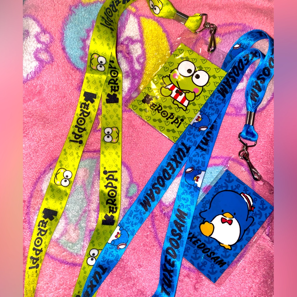 COPY - New Sanrio’s Keroppi and Tuxedo Sam Lanyards, Card Holders